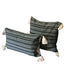 Black & Cream Tassel Fair Trade Throw Pillow