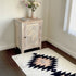 Blush & Black Accent Rug 3'x5'