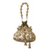 Embroidered Golden Lotus Potli Bag