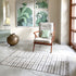 3'x5' Block Printed Indoor Outdoor Rug