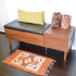 Guatemalan Sunbaked Orange Geometric Rug