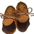 Suede Beaded Baby Moccasins