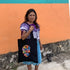 Embroidered Skull Market Tote