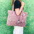 Large Cotton Embroidered Tote